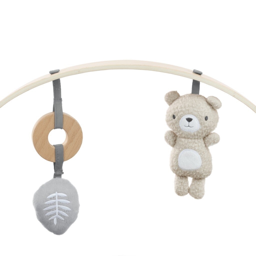 Ingenuity - Dondolo vibrante per bambini con melodia EVERY SEASON 3xC grigio