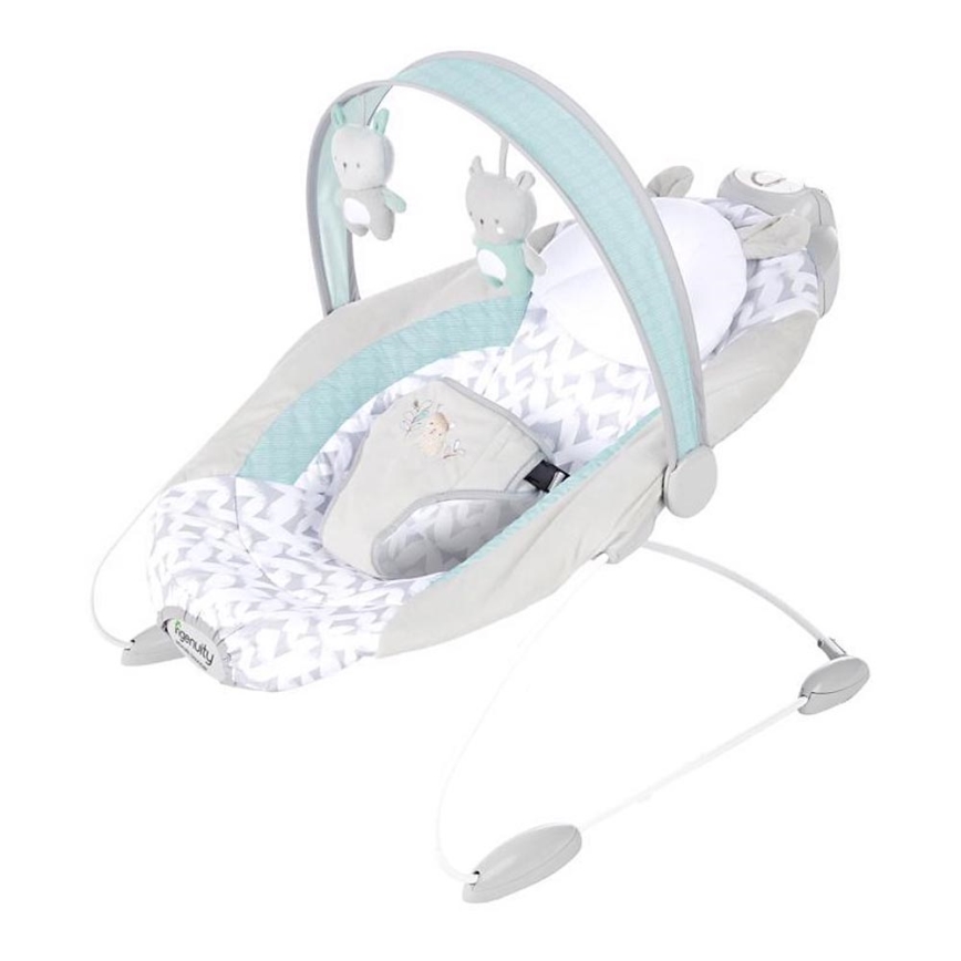 Ingenuity - Dondolo vibrante per bambini con melodia RAYLAN 3xLR14