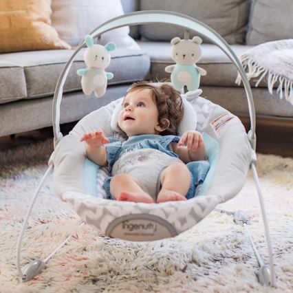 Ingenuity - Dondolo vibrante per bambini con melodia RAYLAN 3xLR14