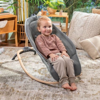Ingenuity - Lettino vibrante per bambini con melodia EVERY SEASON WESLEY 3xC grigio