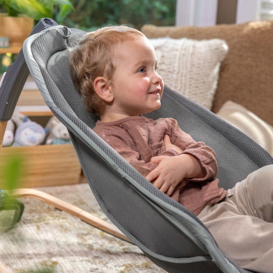 Ingenuity - Lettino vibrante per bambini con melodia EVERY SEASON WESLEY 3xC grigio