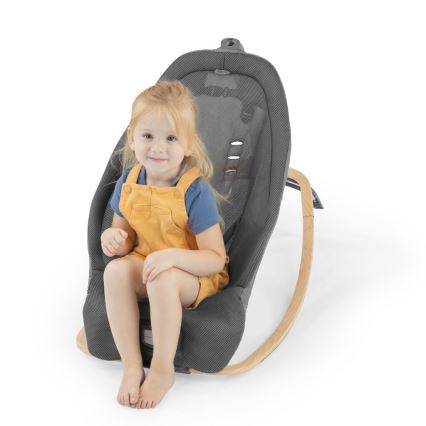 Ingenuity - Lettino vibrante per bambini con melodia EVERY SEASON WESLEY 3xC grigio