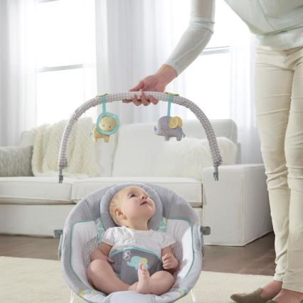 Ingenuity - Lettino vibrante per bambini con melodia MORRISON 3xC