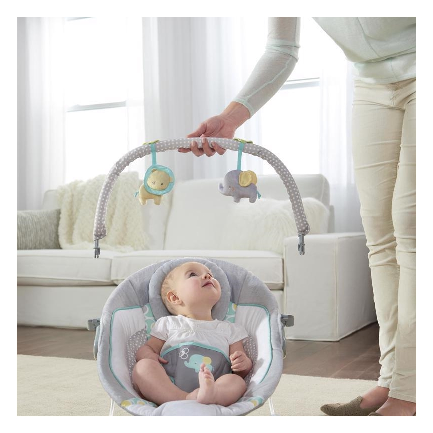 Ingenuity - Lettino vibrante per bambini con melodia MORRISON 3xC