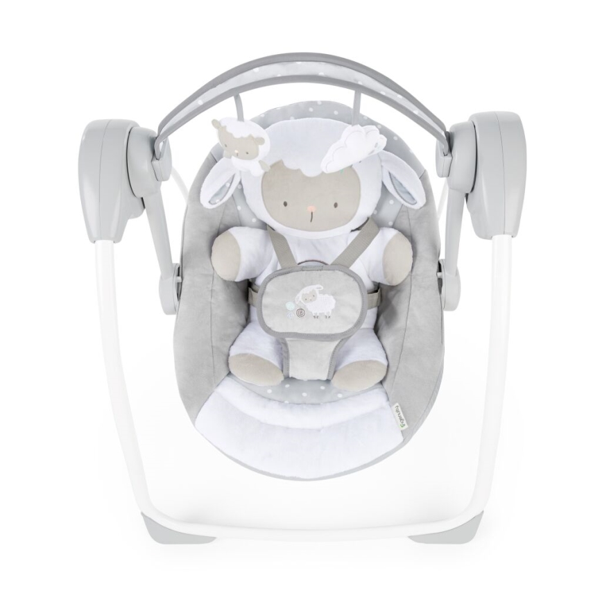 Ingenuity - Per bambini altalena con melodia CUDDLE LAMB 4xLR14