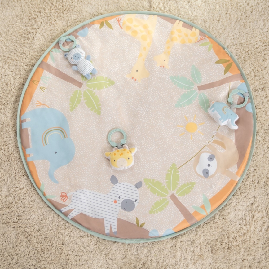 Ingenuity - Tappeto da gioco per bambini WONDER & WOOD