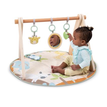 Ingenuity - Tappeto da gioco per bambini WONDER & WOOD