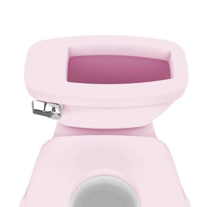 Ingenuity - Vasino per bambini con funzione sonora MY SIZE, rosa, 2x AAA