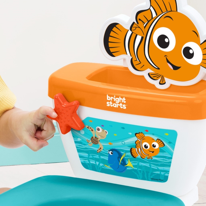 Ingenuity - Vasino per bambini con suoni MY SIZE Finding Nemo 2xAAA