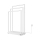 Instal Projekt - Scaldasalviette elettrico MOBE 105W 90x50 cm bianco
