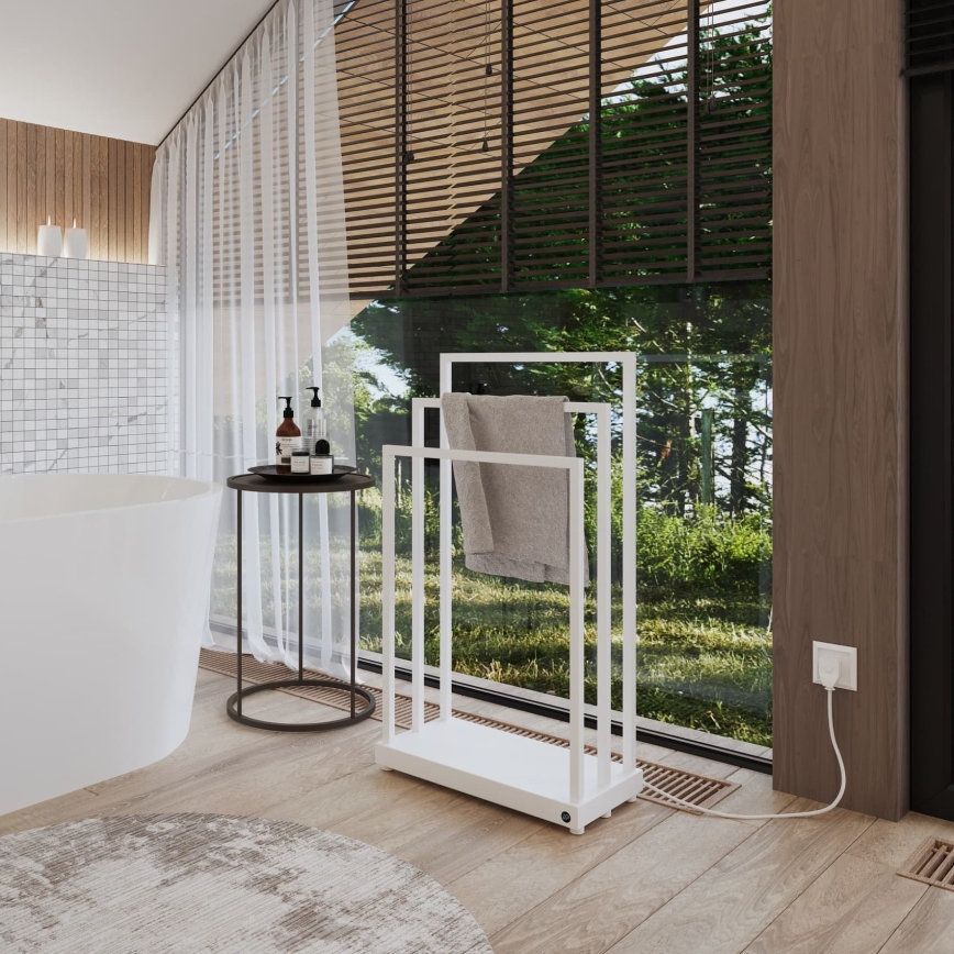 Instal Projekt - Scaldasalviette elettrico MOBE 105W 90x50 cm bianco