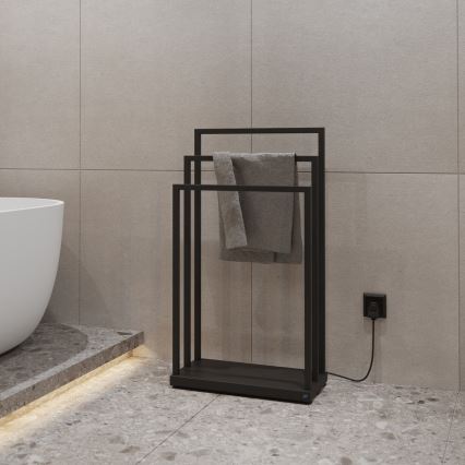 Instal Projekt - Scaldasalviette elettrico MOBE 105W 90x50 cm nero
