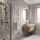 Instal Projekt - Scaldasalviette elettrico per bagno AMBRE 400W 123x50 cm bianco