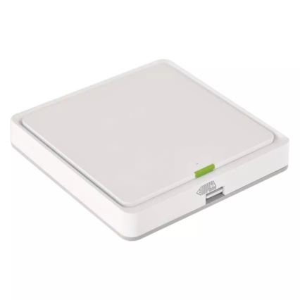 Interruttore 1 bottone GoSmart 1xCR2430 Tuya bianco