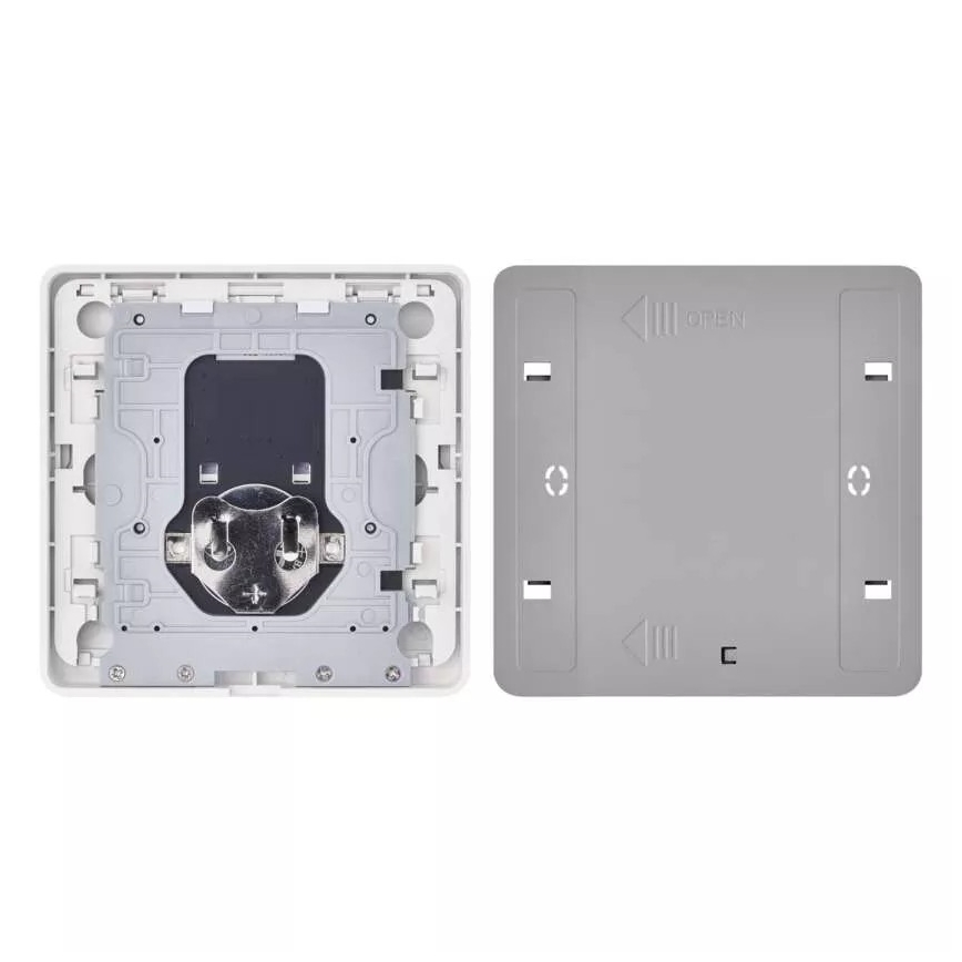 Interruttore 1 bottone GoSmart 1xCR2430 Tuya bianco