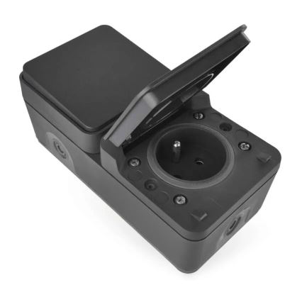 Interruttore alternante con presa 250V/16A IP55