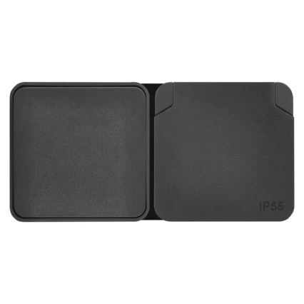 Interruttore alternante con presa 250V/16A IP55