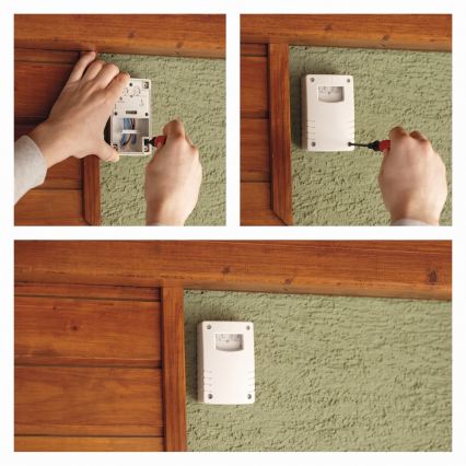 Interruttore crepuscolare 1800W/230V IP65 bianco