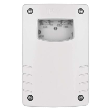 Interruttore crepuscolare 1800W/230V IP65 bianco