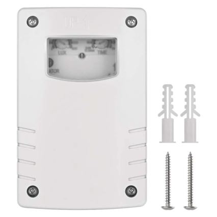 Interruttore crepuscolare 1800W/230V IP65 bianco