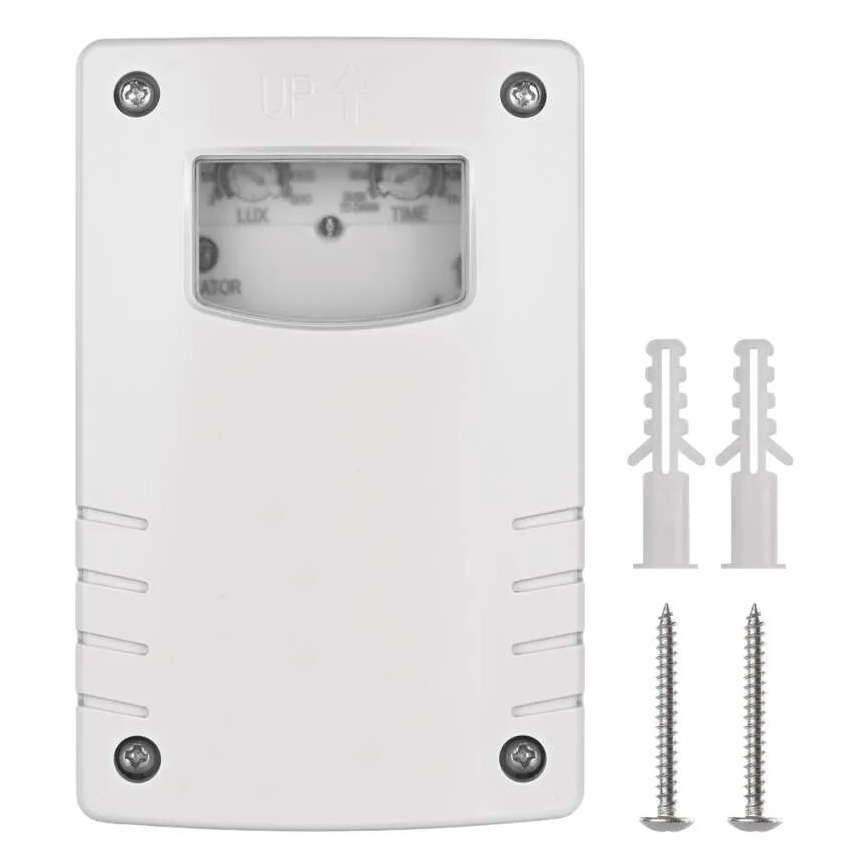 Interruttore crepuscolare 1800W/230V IP65 bianco