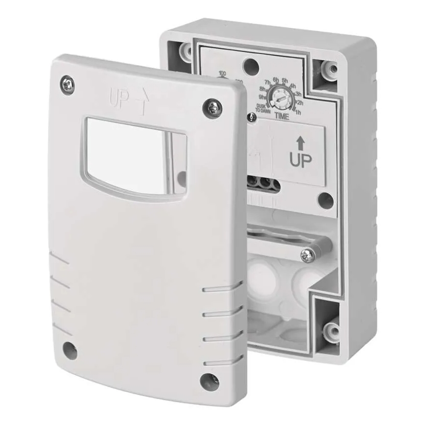 Interruttore crepuscolare 1800W/230V IP65 bianco