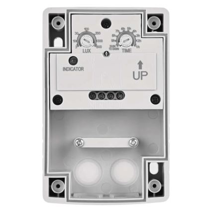 Interruttore crepuscolare 1800W/230V IP65 bianco