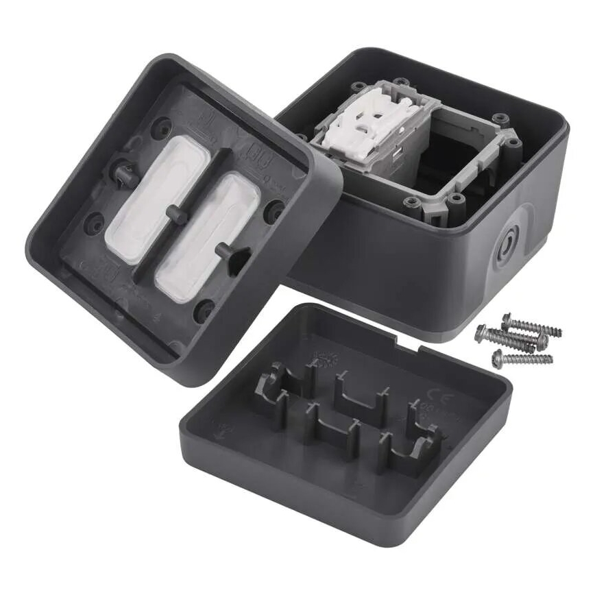 Interruttore domestico per corrente alternata 250V/10A IP55