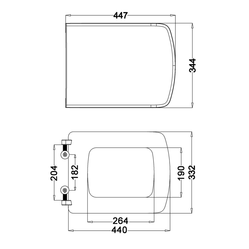 Isvea - Coprivaso SoftClose PURITY bianco