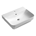 Isvea - Lavabo da appoggio SOTT AQUA 57x44 cm ceramica/bianca