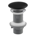 Isvea - Piletta per lavabo Ø 7,2 cm nero opaco