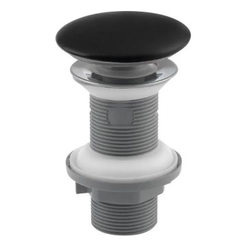 Isvea - Piletta per lavabo Ø 7,2 cm nero opaco