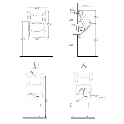 Isvea - Urinale PURITY bianco