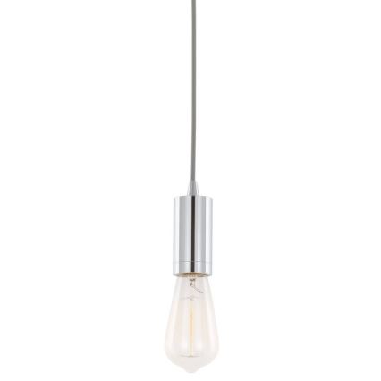 ITALUX - Lampadario a sospensione con filo MODERNA 1xE27/60W/230V cromo lucido