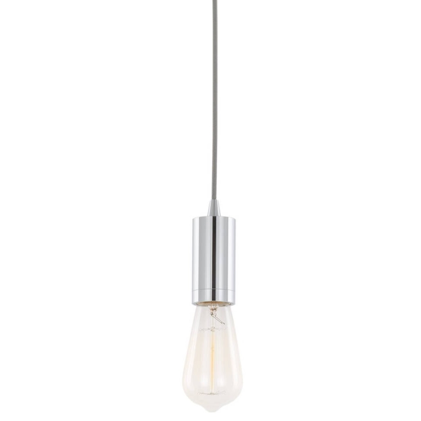 ITALUX - Lampadario a sospensione con filo MODERNA 1xE27/60W/230V cromo lucido