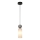 ITALUX - Lampada a sospensione con cavo SANTOS 1xG9/40W/230V nero