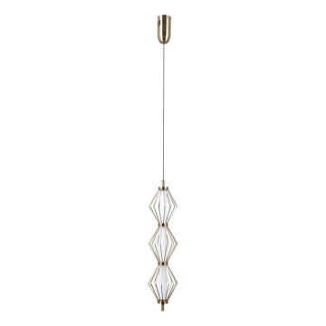 ITALUX - Lampada a sospensione con cavo SEVILLA LED/15W/230V 3000K finitura oro