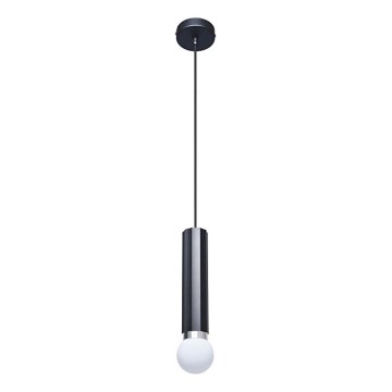 ITALUX - Lampada a sospensione su cavo MACERA 1xE27/40W/230V nero