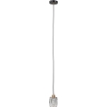 ITALUX - Lampada a sospensione su cavo TORNO 1xE14/40W/230V nero/oro