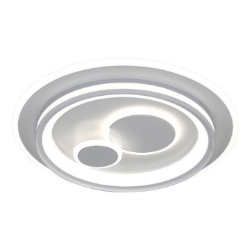 ITALUX - Lampada da soffitto LED dimmerabile PARCO LED/55W/230V 3000-6500K Ø 50 cm bianca con telecomando