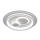 ITALUX - Lampada da soffitto LED dimmerabile PARCO LED/55W/230V 3000-6500K Ø 50 cm bianca con telecomando