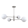 ITALUX - Lampadario a barra EVORA 4xG9/5W/230V nichel