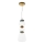 ITALUX - Lampadario a cavo EVANS LED/15W/230V 3000K oro/blu
