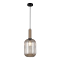 ITALUX - Lampadario a sospensione ANTIOLA 1xE27/40W/230V diam. 20 cm bronzo