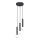 ITALUX - Lampadario a sospensione con cavo FILANO 3xG9/5W/230V nero