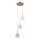 ITALUX - Lampadario a sospensione con cavo PADRI 3xG9/5W/230V dorato