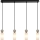 ITALUX - Lampadario a sospensione con cavo SANTOS 4xG9/40W/230V nero