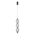 ITALUX - Lampadario a sospensione con cavo SEVILLA LED/15W/230V 3000K nero