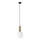 ITALUX - Lampadario a sospensione con filo ALDEVA 1xE27/40W/230V diametro 20 cm nero/bronzo