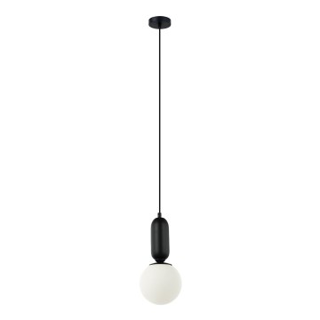 ITALUX - Lampadario a sospensione con filo ALDEVA 1xE27/40W/230V nero